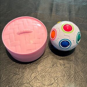 Fidget Toy Bundle One Dumpling & One Color Shifting Rainbow Ball